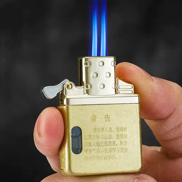 Zorro Butane Lighter Insert - Gold - Image 3