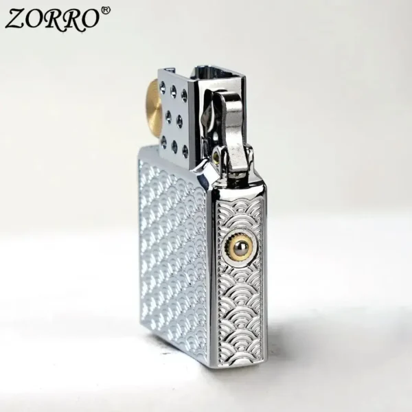Zorro Second Generation Lighter Insert w/ Lid - Silver - Image 2
