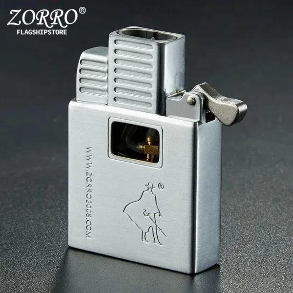Zorro Butane Lighter Insert - Silver - Image 2