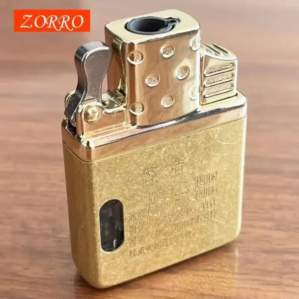 Zorro Butane Lighter Insert - Gold