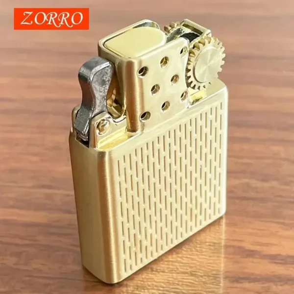 Zorro Kerosene Lighter Insert w/ Sealing Pad - Gold - Image 3