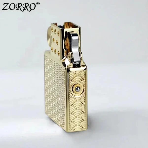 Zorro Second Generation Lighter Insert w/ Lid - Gold - Image 3