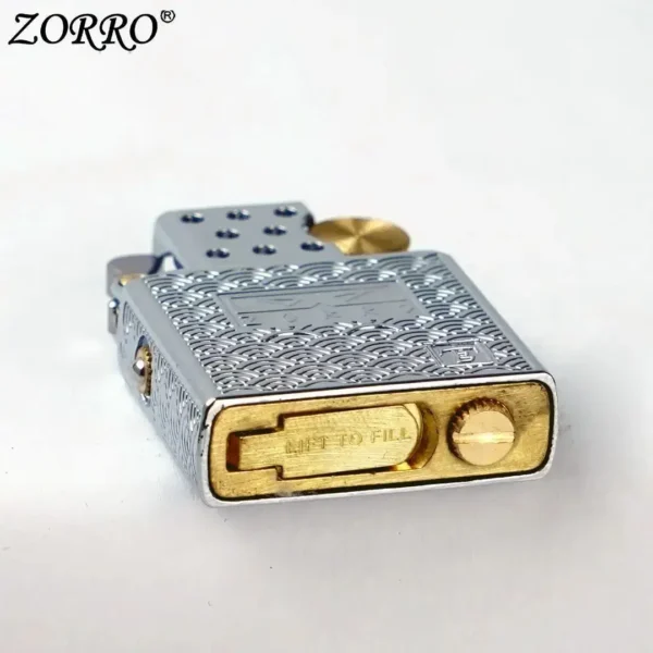 Zorro Second Generation Lighter Insert w/ Lid - Silver - Image 3