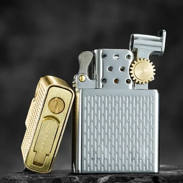 Zorro Kerosene Lighter Insert w/ Sealing Pad - Silver - Image 5