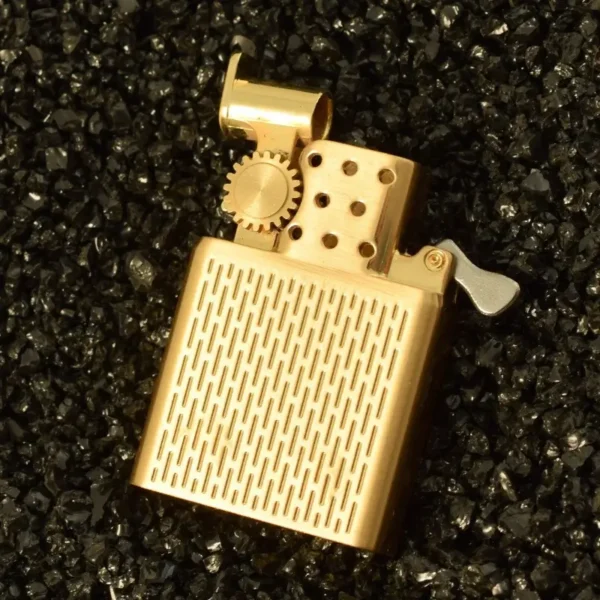 Zorro Kerosene Lighter Insert w/ Sealing Pad - Gold