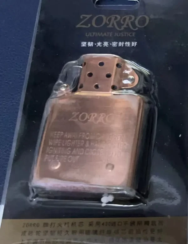 Zorro Kerosene Lighter Insert - Red Copper - Image 2
