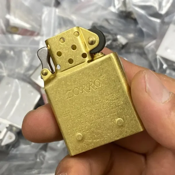 Zorro Kerosene Lighter Insert - Knurled - Image 2