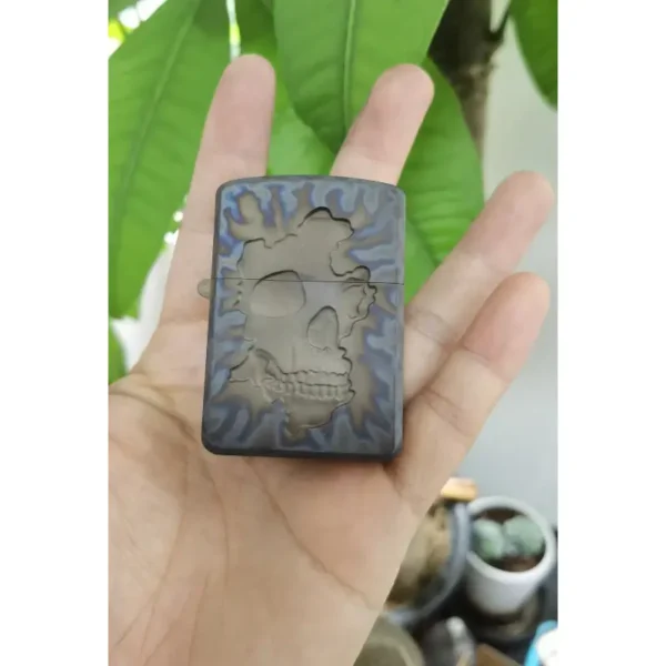 Anodized Skull Design - Titanium - Image 3