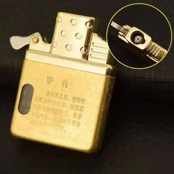 Zorro Butane Lighter Insert - Gold - Image 2