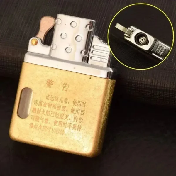 Zorro Butane Lighter Insert - Silver - Image 2