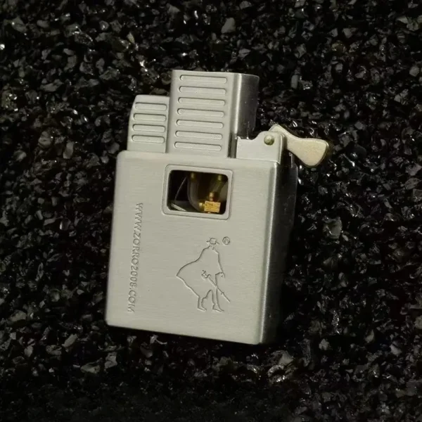 Zorro Butane Lighter Insert - Silver - Image 7
