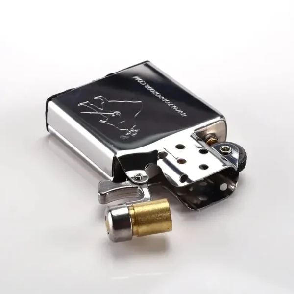 Zorro Kerosene Lighter Insert w/ Sealing Pad - Silver - Image 2