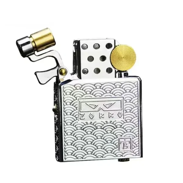 Zorro Second Generation Lighter Insert w/ Lid - Silver