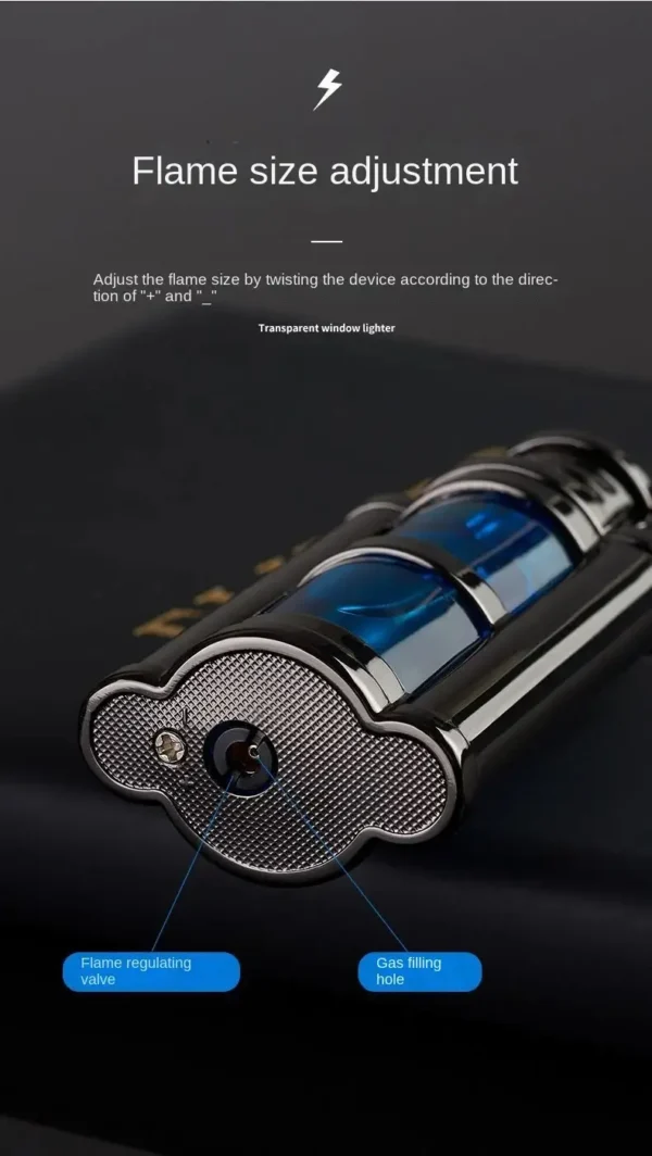 Butane Torch Lighter - Transparent - Image 7