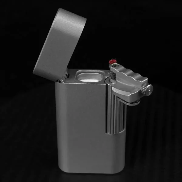 Side Sliding Kerosene Lighter - Titanium - Image 3