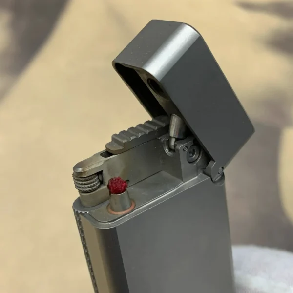Side Sliding Kerosene Lighter - Titanium - Image 6