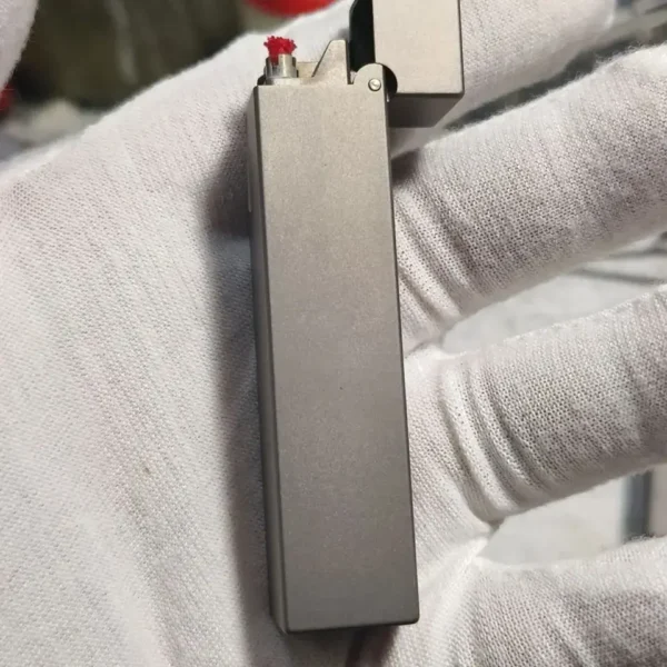 Side Sliding Kerosene Lighter - Titanium - Image 2