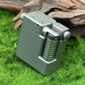 Side Sliding Cube Design - Titanium