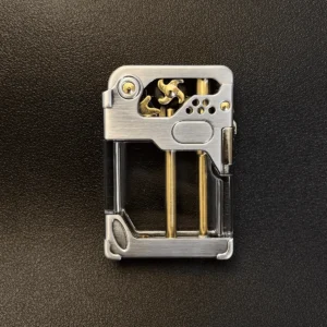 Zorro 2nd Gen. Kerosene Lighter - Silver Transparent Tank