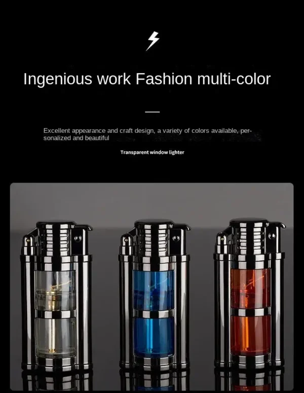 Butane Torch Lighter - Transparent - Image 9