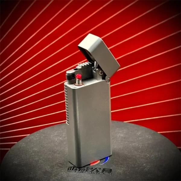 Side Sliding Kerosene Lighter - Titanium - Image 2