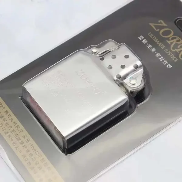 Zorro Kerosene Lighter Insert - Silver - Image 2