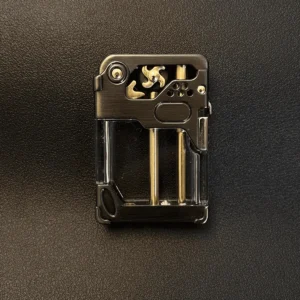 Zorro 2nd Gen. Kerosene Lighter - Black Transparent Tank