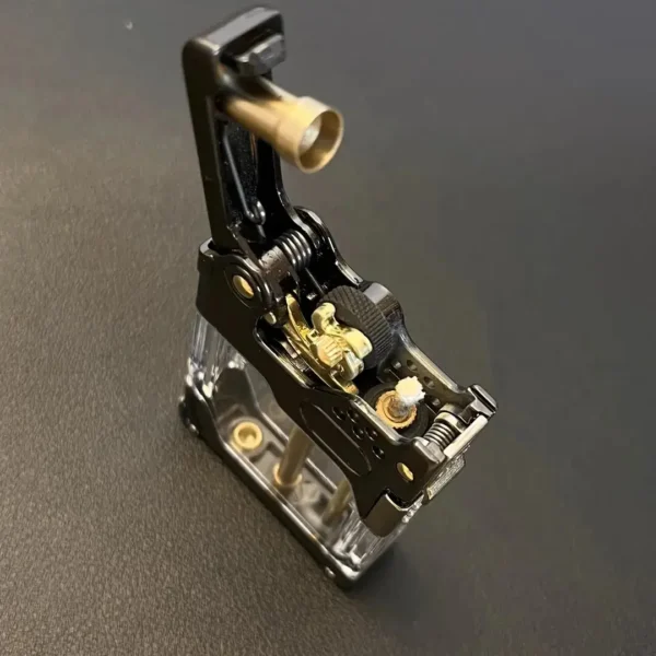 Zorro 2nd Gen. Kerosene Lighter - Black Transparent Tank - Image 3