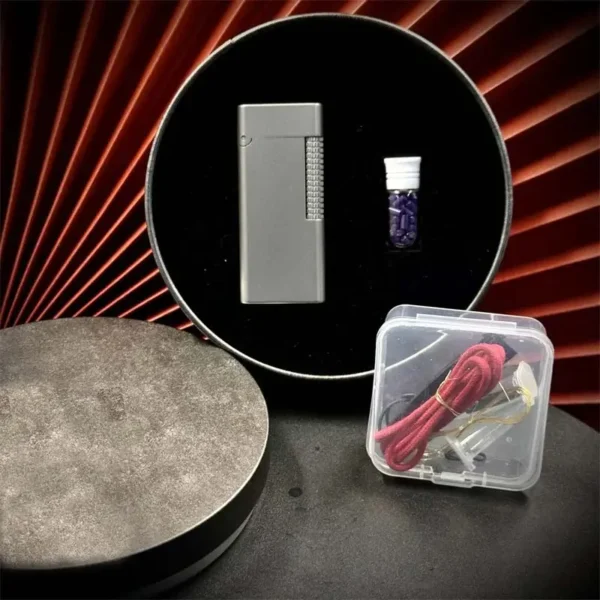 Side Sliding Kerosene Lighter - Titanium - Image 10