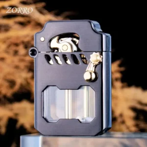 Zorro Kerosene Lighter - Black Transparent Tank