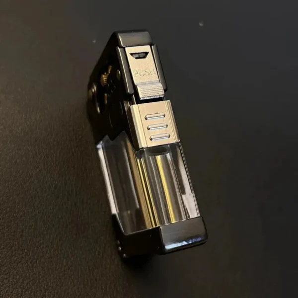 Zorro 2nd Gen. Kerosene Lighter - Black Transparent Tank - Image 2