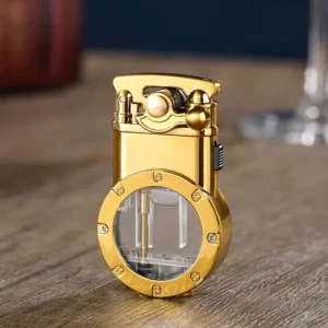Double Fire - Gold Transparent Tank