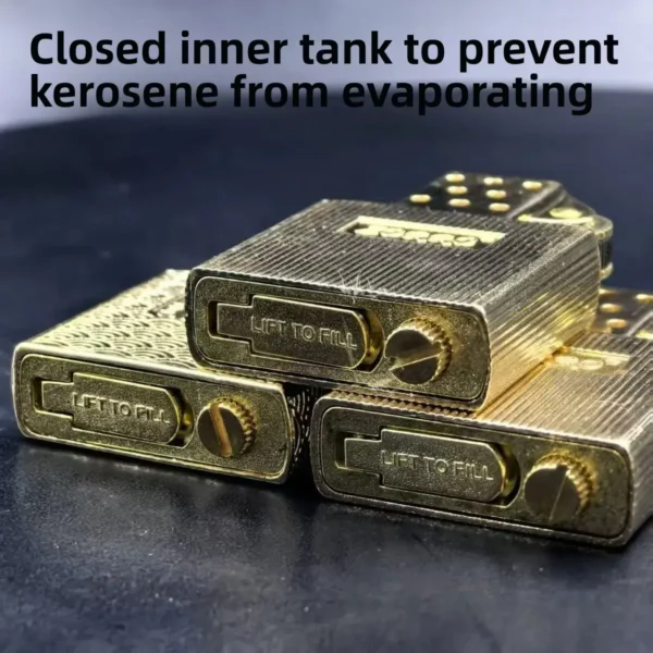 Zorro Kerosene Lighter Insert w/ Lid - Silver - Image 3