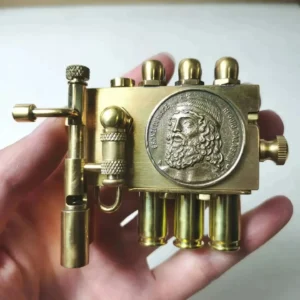 Nostalgic Vintage Lighter - 3 Spare Oil Tanks Design