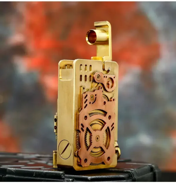 Trench Kerosene Lighter - Punk Doom Mask Design - Image 5