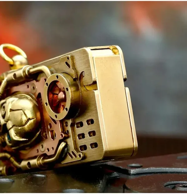 Trench Kerosene Lighter - Punk Doom Mask Design - Image 8