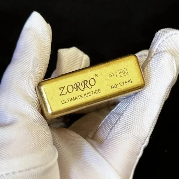 Zorro 912 Knurled Brass - Bottom Logo - Image 3