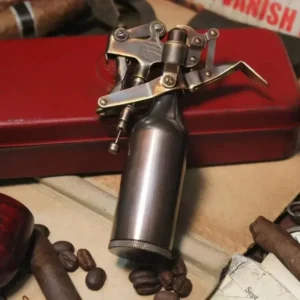 One Press Vintage Lighter - Tube Well Design
