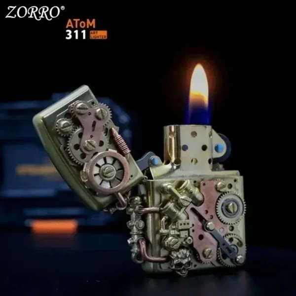 Zorro Mechanical Lighter - Ultra Punk Design - Image 5