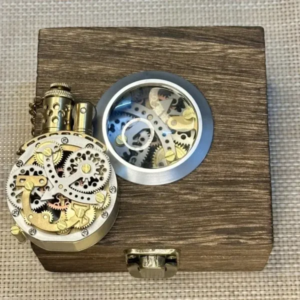 Transparent Vintage Lighter - Gear Linkage Punk - Image 6
