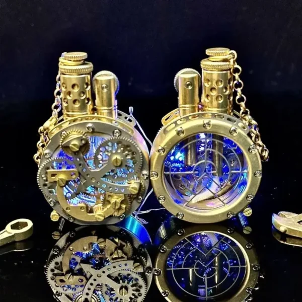 Transparent Vintage Lighter - Gear Linkage Punk - Image 4