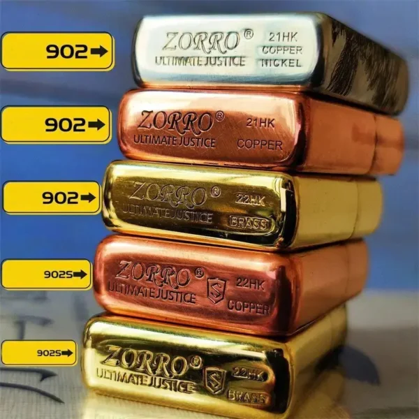 Zorro 902 Chrome Plated Brass - 2 Sides Color Engraving - Image 4