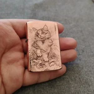 Zorro 902S Cat of Wealth - 3D Red Copper