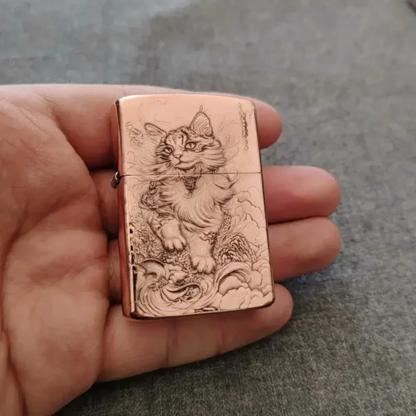 Zorro 902S Cat of Wealth - 3D Red Copper