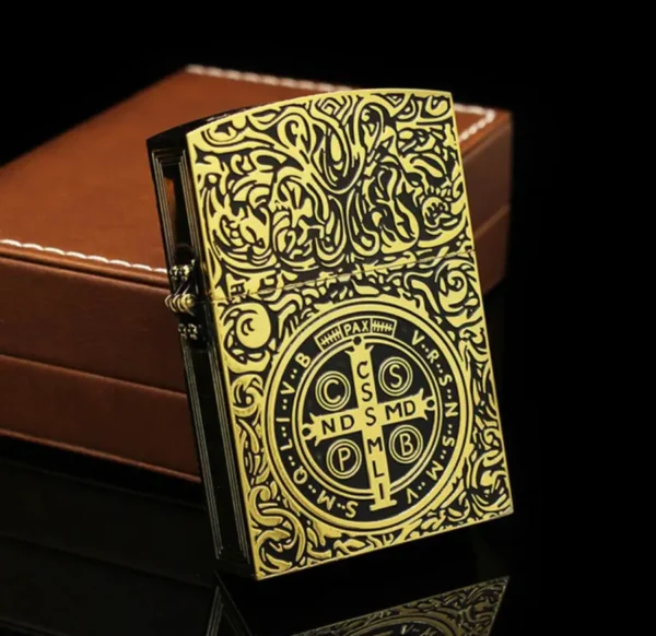 Zorro Constantine Movie 1:1 Edition Kerosene Lighter - Gold - Image 4