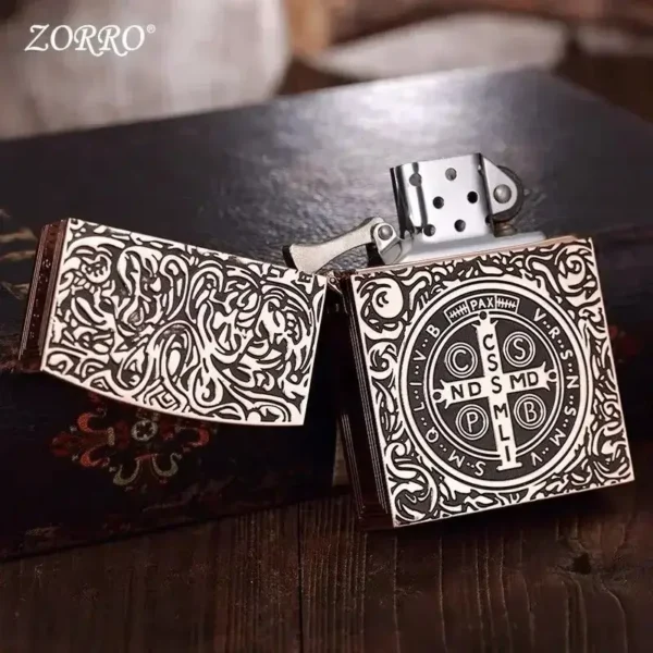 Zorro Constantine Movie 1:1 Edition Kerosene Lighter - Rose Gold - Image 3