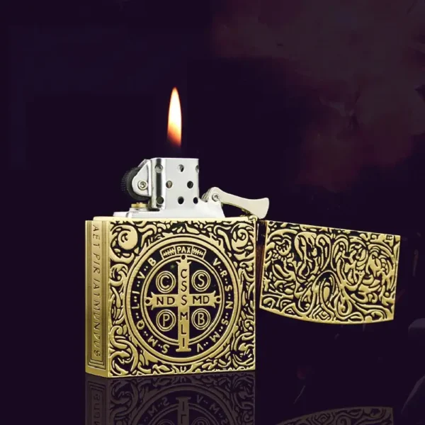 Zorro Constantine Movie 1:1 Edition Kerosene Lighter - Gold - Image 5