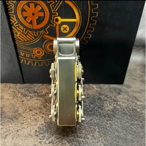 One Press Trench Lighter w/ Matchstick - Gear Linkage Punk - Image 5