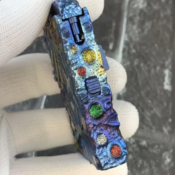 Picasso Project II - Titanium Inlaid Kerosene Lighter - Image 3
