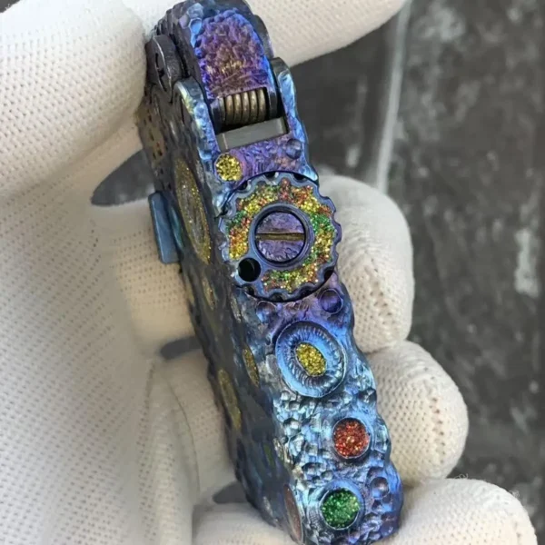 Picasso Project II - Titanium Inlaid Kerosene Lighter - Image 4